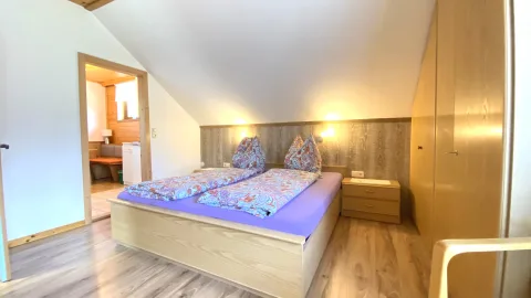 Schlafbereich im Appartement Nr. 3